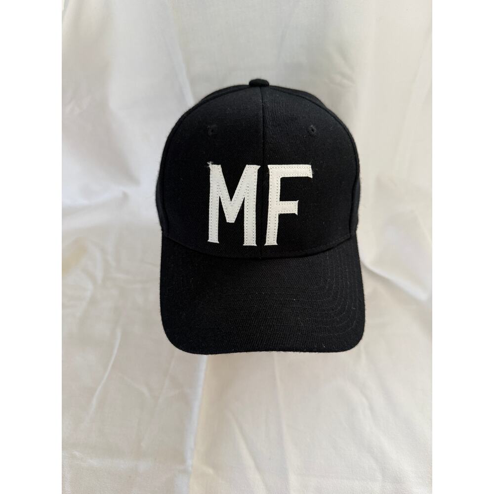 MF Headwear for People Adjustable  Baseball Cap - Black NWT - Picture 2 of 7